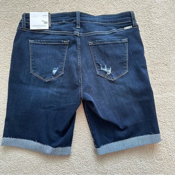 KanCan Women’s Mid Rise Bermuda Length Shirts 13/30 - Picture 3 of 5